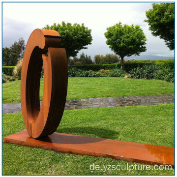 New Design Outdoor Corten Stahl Skulptur